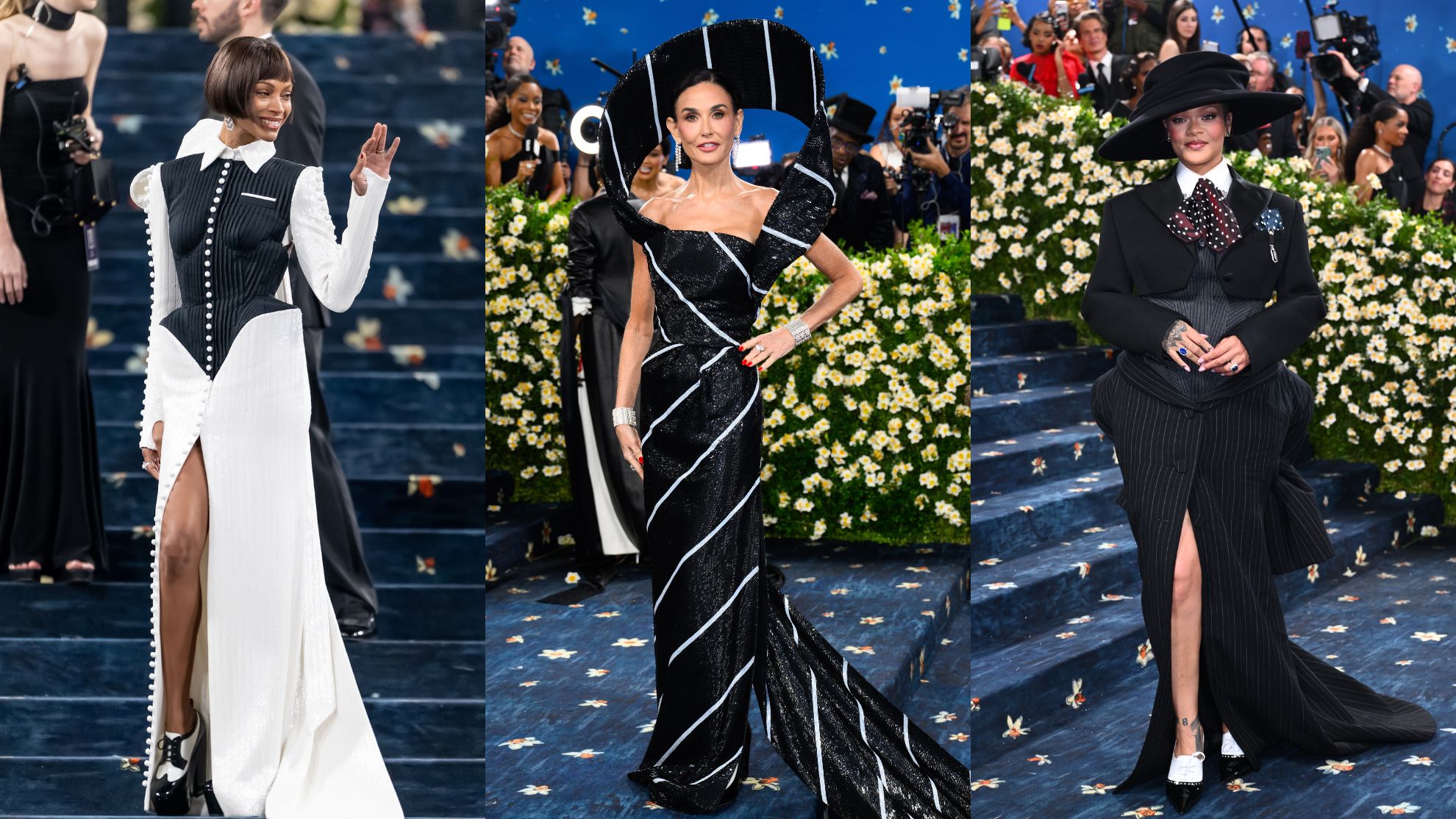 Zoe Saldaña, Demi Moore, Rihanna