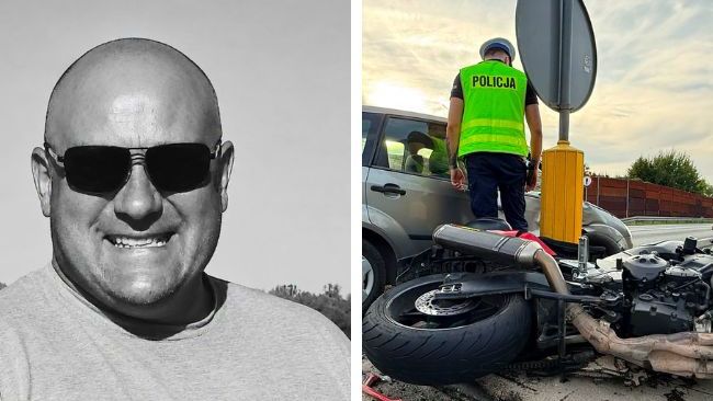 Tragiczna śmierć motocyklisty 