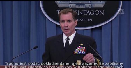 Pentagon ostrzega, że Kobane może paść pomimo nalotów