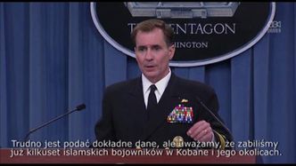 Pentagon ostrzega, że Kobane może paść pomimo nalotów