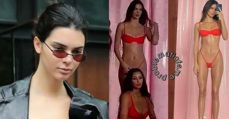 Kendall Jenner oskarżona o retuszowanie zdjęć! "TO NIE SĄ PRAWDZIWE PROPORCJE CIAŁA!" (FOTO)