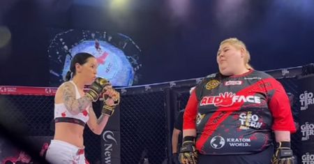 Walczyła z przeciwniczką o 215 kg cięższą. Tak skończył się pojedynek