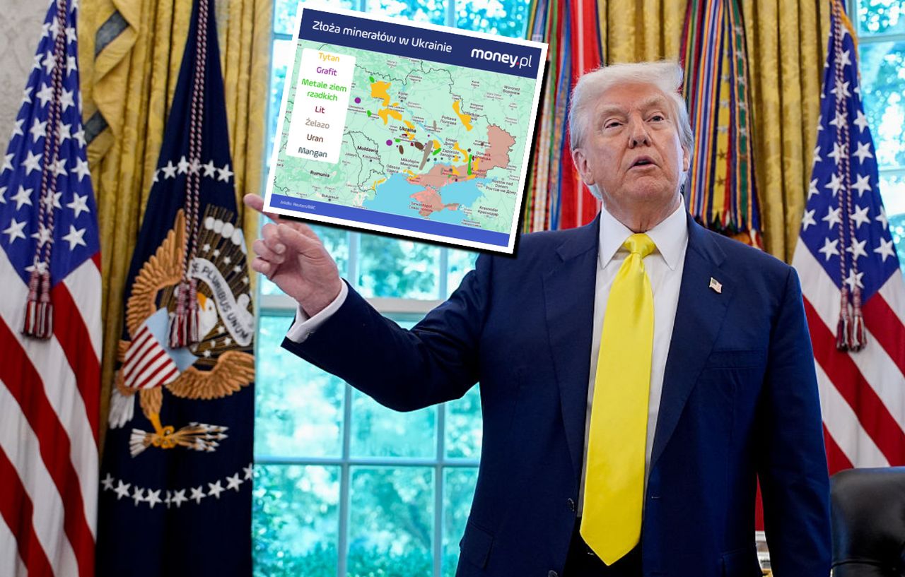 Zasoby mineralne Ukrainy. Oto co Trump może położyć na stole przed Putinem