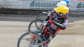 Żużel. ROW - Ostrovia. Ostry atak zawodnika gości. Sędzia pokazał żółtą kartkę!