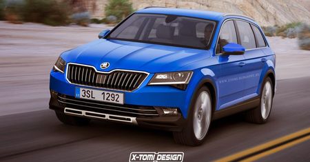 Czy tak będzie wyglądał 7-osobowy SUV Škody?