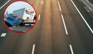 Zderzenie TIR-ów na A4. Utrudnienia w ruchu w Małopolsce