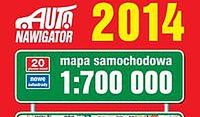 Polska 2014 Mapa samochodowa 1:700 000