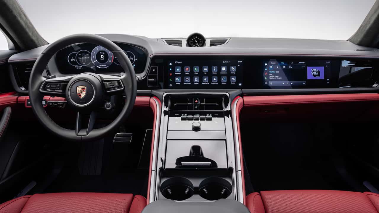 Porsche unveils the Interior of the new Panamera featuring screens everywhere