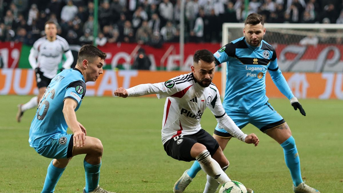 WP SportoweFakty / Mateusz Czarnecki / Luquinhas w meczu z Lugano