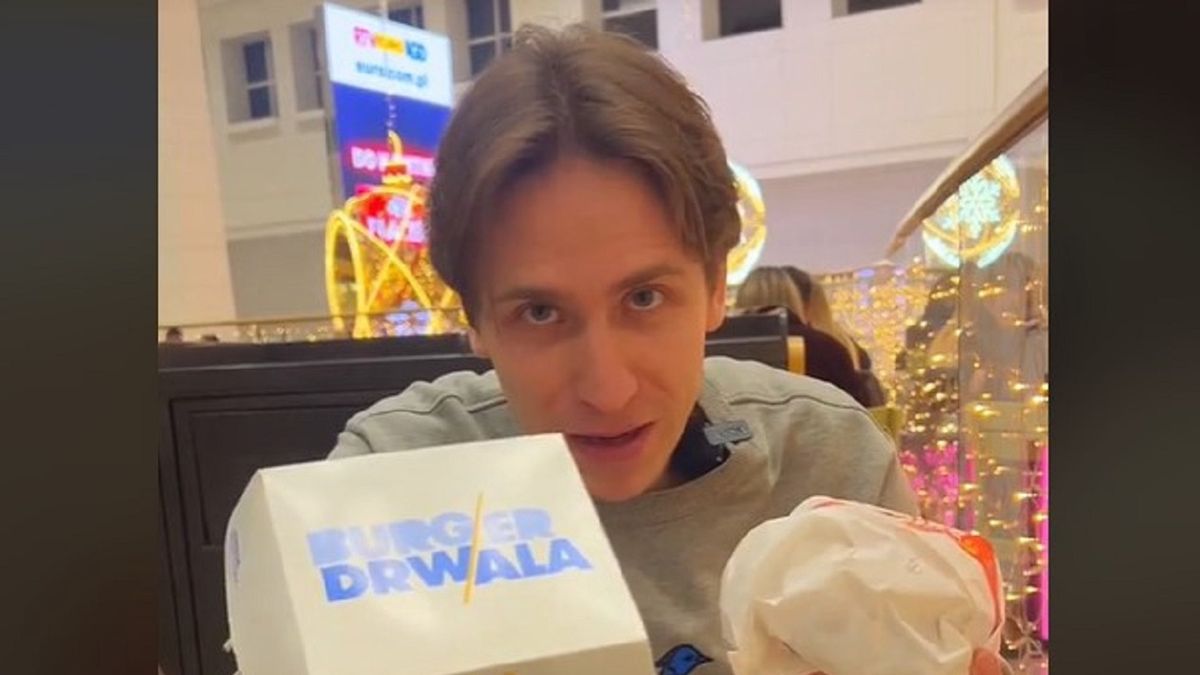 Porównał Burger Drwala z Burgerem Rywala.