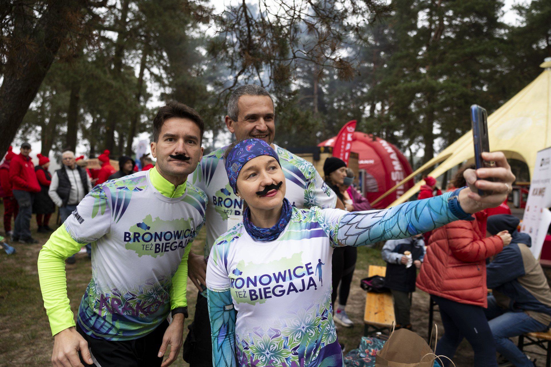 Bieg z Wąsem nad zalewem w Kryspinowie i Budzyniu