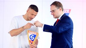 Lukas Podolski właścicielem Górnika Zabrze. "Dziękuję prezydentowi"