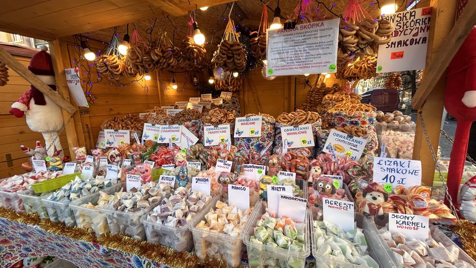 Stoisko na Warmińskim Jarmarku Świątecznym 