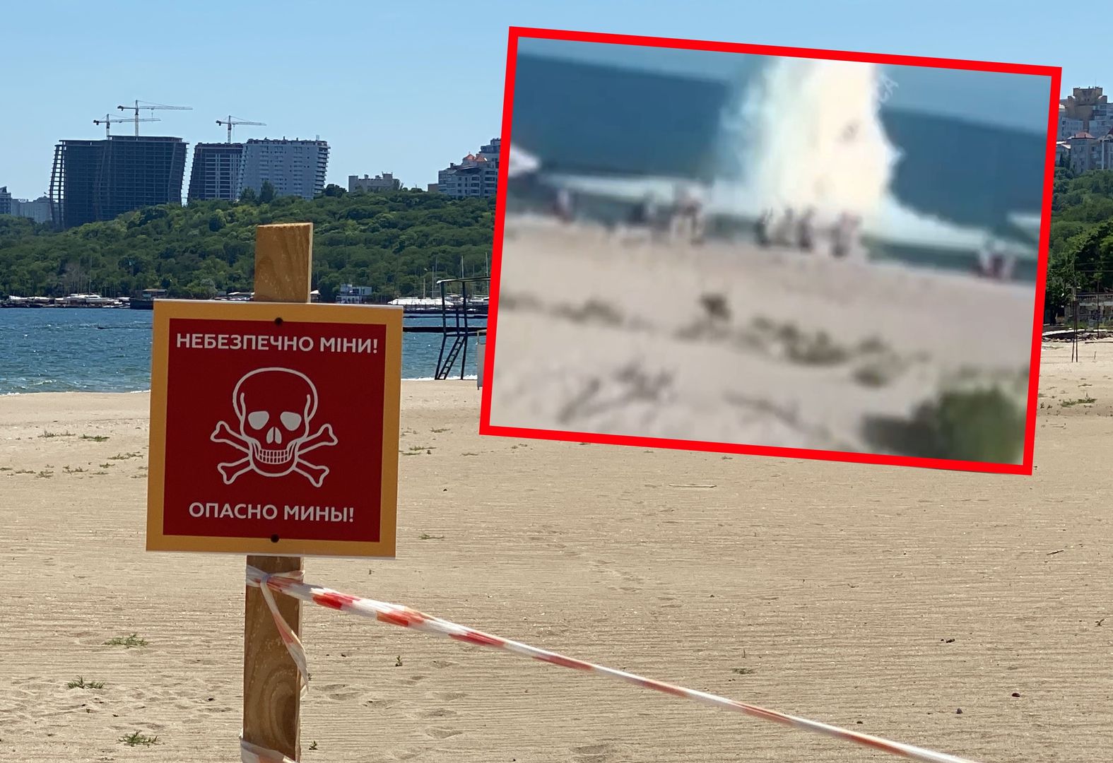 Eksplozja na plaży w Zatoce. Dwie osoby nie żyją