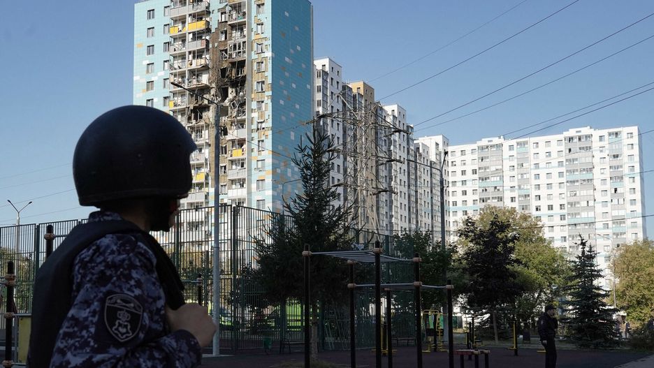 Atak dronów w obwodzie moskiewskim