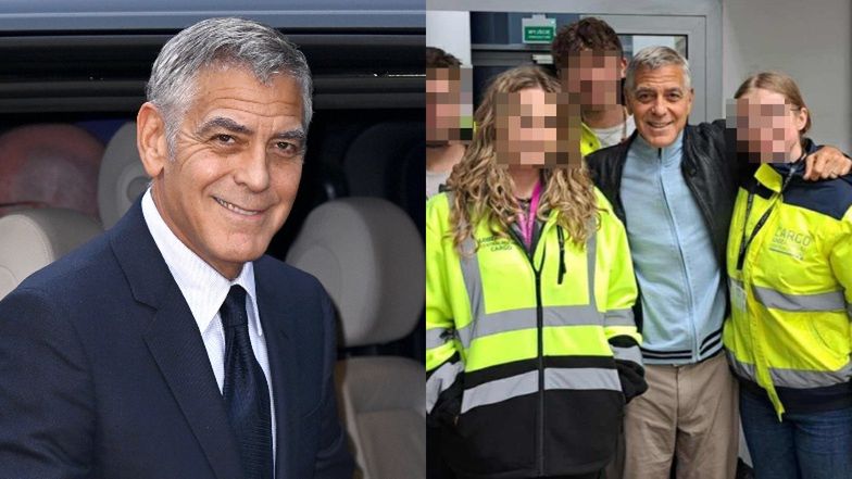 George Clooney wylądował w Polsce
