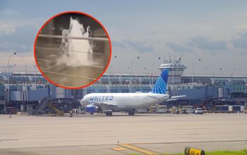 Burze nad Chicago uderzyły w lotnisko O'Hare. Na parkingu wybiły gejzery wody