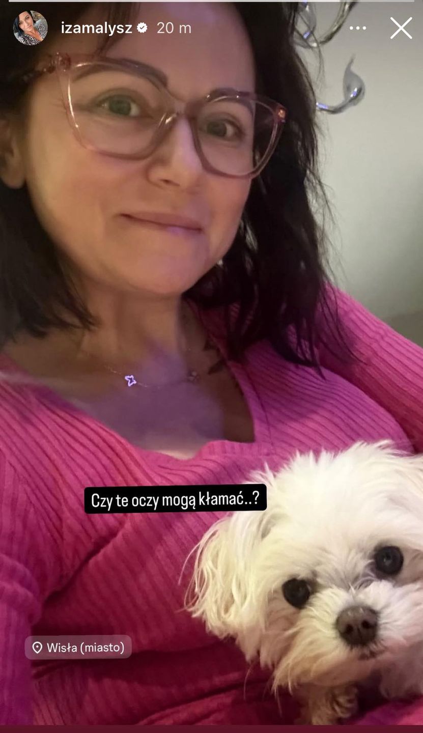 Izabela Małysz w domowych pieleszach