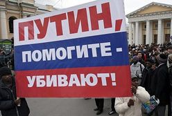 Antyfaszystowski protest w Petersburgu