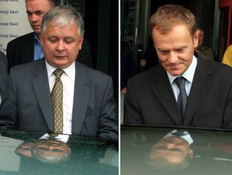 Tusk przekonał L.Kaczyńskiego, by się spotkali