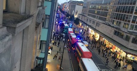 Eksplozja sieci elektrycznej w Londynie. Zamknięto Oxford Street