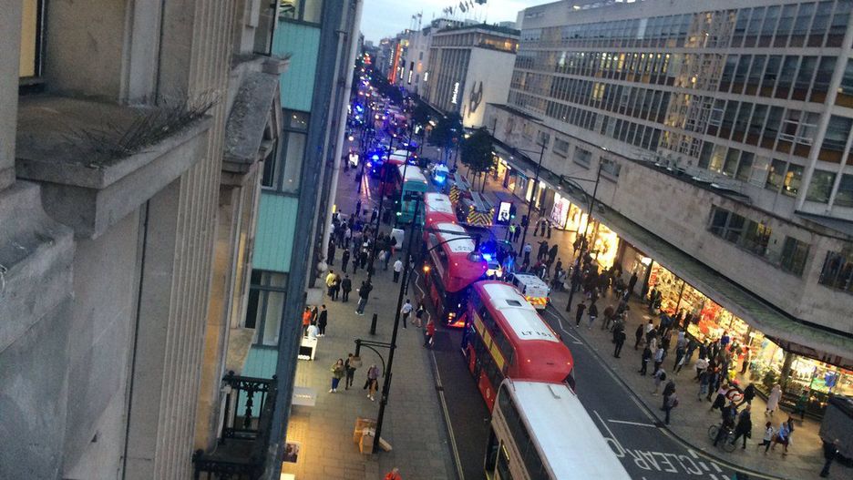 Miejsce, w którym doszło do eksplozji.