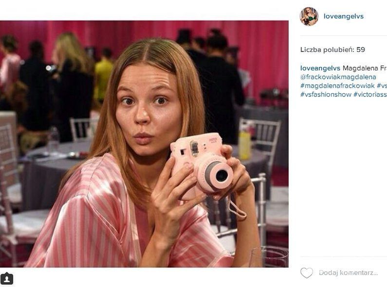 Magdalena Frąckowiak i Monika Jagaciak - pokaz Victoria's Secret 2015