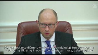 Ukraina przyjmie pomoc humanitarną tylko od Czerwonego Krzyża