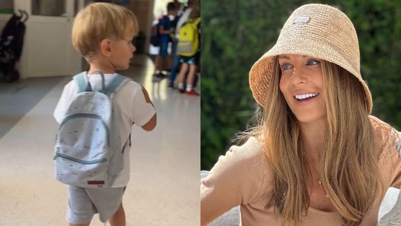 Małgorzata Rozenek-Majdan na bieżąco relacjonuje przedszkolne życie małego Henia