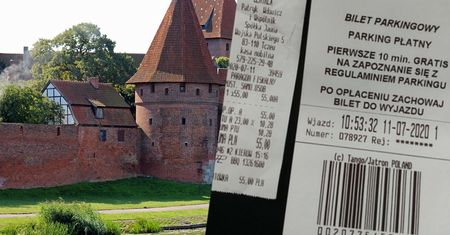 Paragon za parking w Malborku. Czytelnik nie wytrzymał. Odbiera chęć zwiedzania