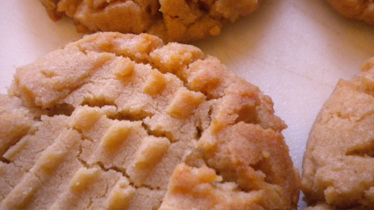 Ciasteczka z masłem orzechowym bez dodatku cukru