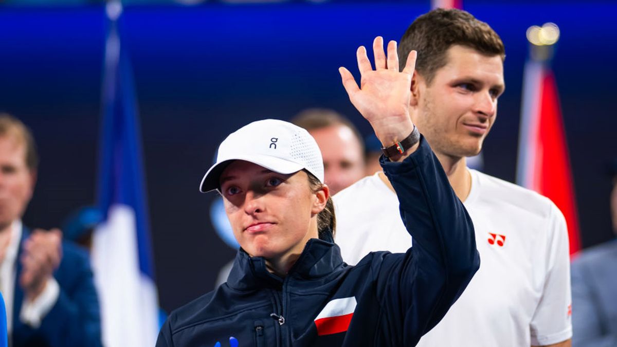 Getty Images / Robert Prange / Na zdjęciu: Iga Świątek i Hubert Hurkacz