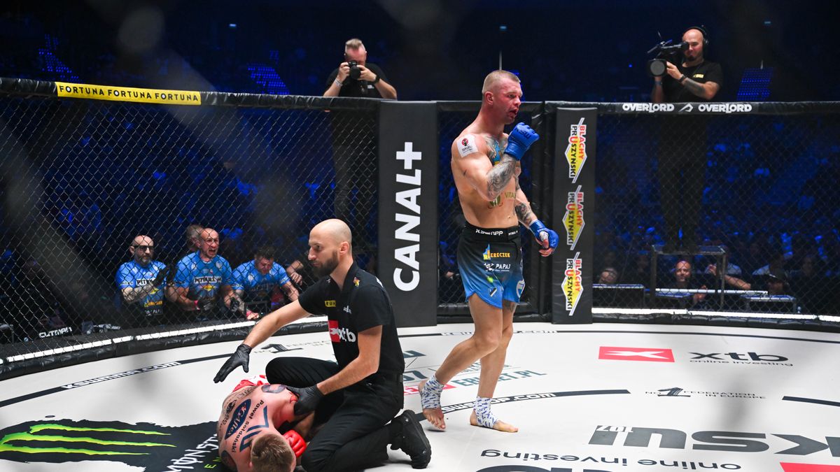 Materiały prasowe / kswmma.com / Mateusz Pawlik rozbił Wiktora Zalewskiego