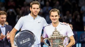 ATP Bazylea: Roger Federer odzyskał tytuł w domowym turnieju. Szwajcar wygrał piękny finał z Juanem Martinem del Potro