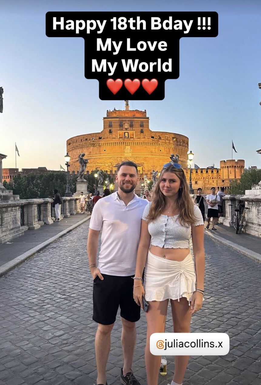 Grzegorz Collins świętuje 18. urodziny córki