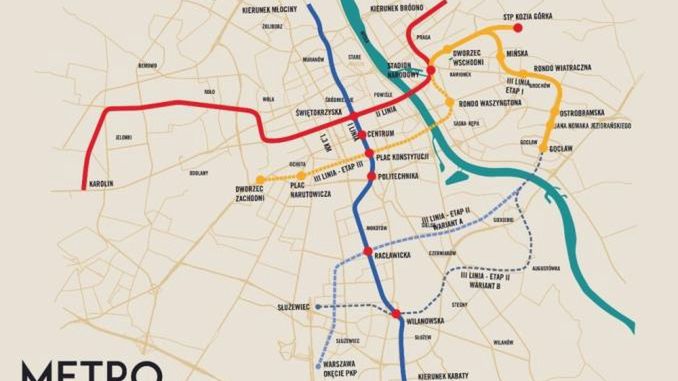 Warszawa. Radni zaakceptowali w czwartek zmiany w budżecie miejskim, które pozwolą na przesunięcie środków na pierwsze prace, związane z budową trzeciej linii metra