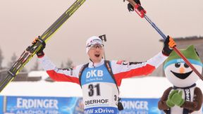 PŚ w biathlonie: niespodziewany triumf Juliana Eberharda, Grzegorz Guzik z punktami