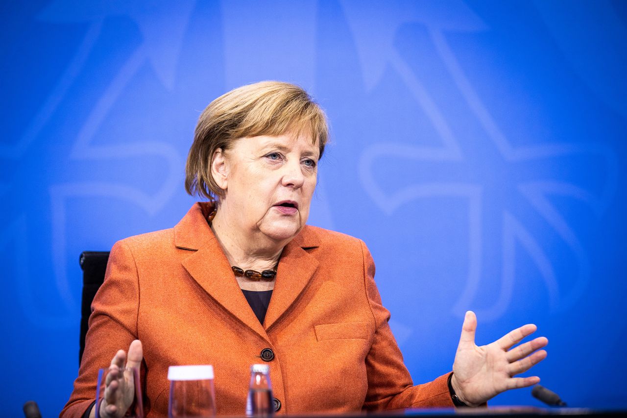 Koronawirus w Niemczech. Kanclerz Angela Merkel podczas spotkania z premierami krajów związkowych