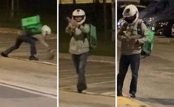 Łapał dziką kaczkę. Policja ostrzega przed konsekwencjami