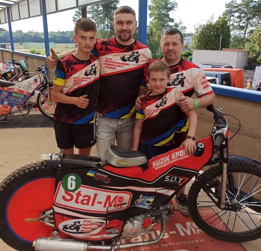 Mychaiło Tymoszczuk, Siergiej Gołownia, Makar Lewiszyn i Viktor Gajdym. Fot. Archiwum prywatne Siergieja Gołowni