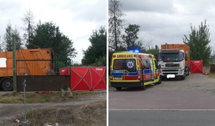 Kierowca śmieciarki nie zauważył pieszego. Doszło do tragedii