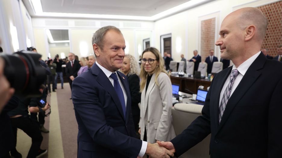Premier Donald Tusk i minister Maciej Berek
