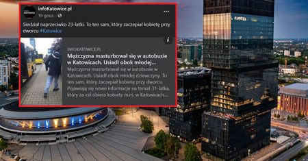 Grasuje po Katowicach. "Przykleja się do swojej ofiary"