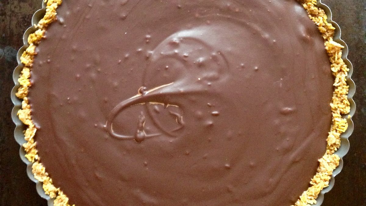 Tarta z musem czekoladowym (bez pieczenia)