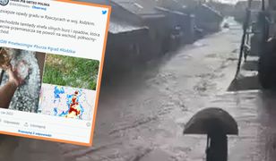 Nawałnice w Polsce. Ulice jak rzeki. Szokujące nagranie z Zawiercia