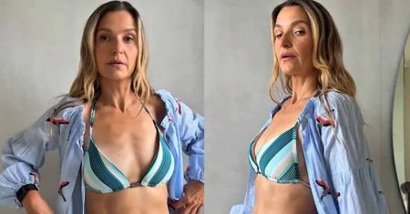 48-letnia Joanna Koroniewska prezentuje UMIĘŚNIONE ciało w bikini. "Co Ty robisz, że masz w tym wieku takie idealne ciało?!" (FOTO)