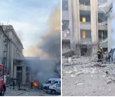 Eksplozje wstrząsnęły Donieckiem. Potężny cios