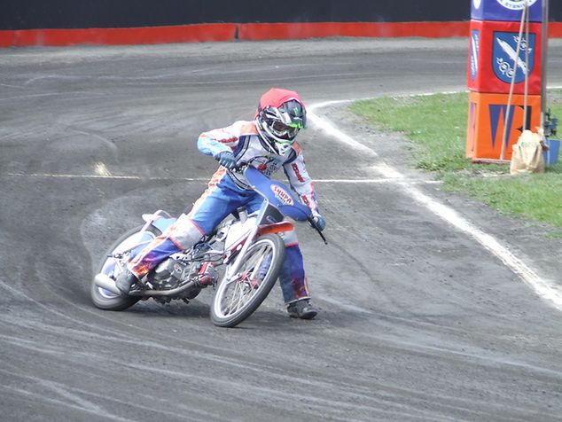 Marcel Studziński na torze. Fot. Paweł Palka