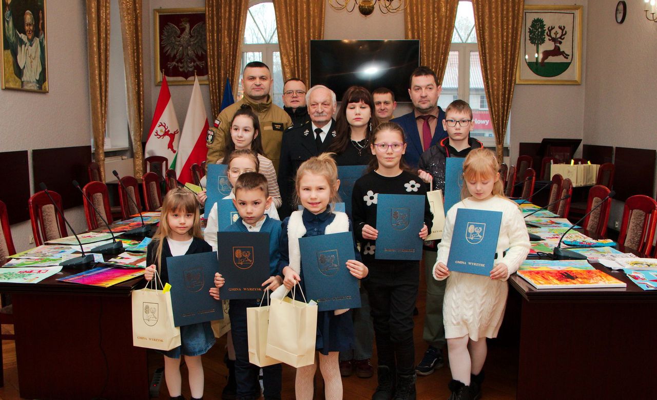 Wyrzysk: Młodzi artyści nagrodzeni w Strażackim Konkursie Plastycznym