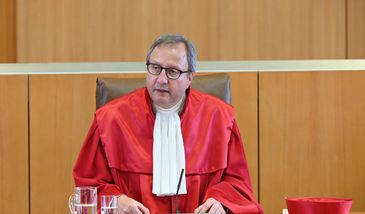 Na zdjęciu były prezes niemieckiego TK Andreas Vosskuhle 